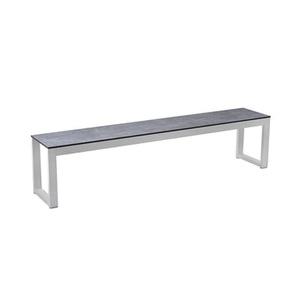 Vlaemynck, Perspective Bank / L 187 cm - Beton-Optik - Vlaemynck grau en metall/stein, Bank Perspective metall stein grau / L 187 cm - Beton-Optik - Vlaemynck grau en stein