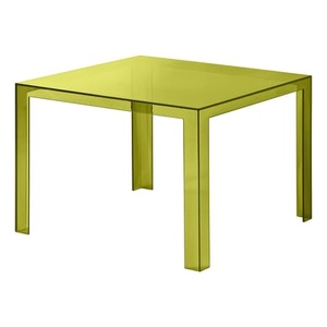 KARTELL, Kartell Invisible Tisch, quadratischer Tisch Invisible plastikmaterial grün 72 cm - Kartell grün en plastikmaterial