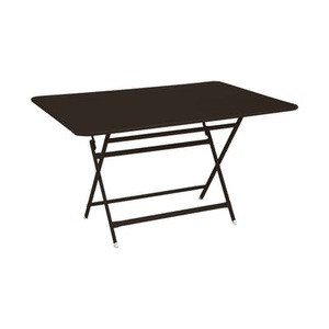 Fermob, Caractère Klapptisch / 128 x 90 cm - 6 Personen / Metall - Fermob orange en metall, Klapptisch Caractère metall orange / 128 x 90 cm - 6 Personen / Metall - Fermob orange en metall