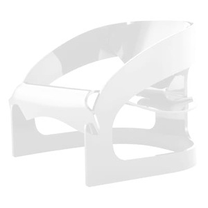 KARTELL, 4801 Sessel by Joe Colombo - limitierte und numerierte Auflage - Kartell weiß en plastikmaterial, Sessel 4801 plastikmaterial weiß by Joe Colombo - limitierte und numerierte Auflage - Kartell weiß en plastikmaterial
