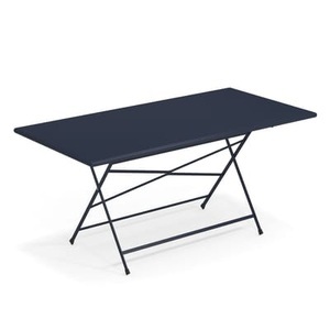 Emu, Arc en Ciel Klapptisch / 160 x 80 cm - Stahl - Emu blau en metall, Klapptisch Arc en Ciel metall blau / 160 x 80 cm - Stahl - Emu blau en metall