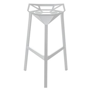 Magis, Barhocker Stool One metall weiß H 77 cm - Magis weiß en metall, Barhocker Stool One metall weiß H 77 cm - Magis weiß en metall