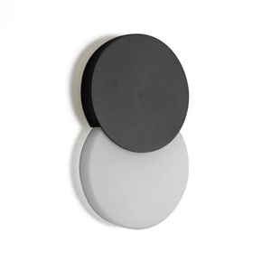 ENOstudio, Duo LED Wandleuchte - ENOstudio schwarz en metall, Wandleuchte Duo LED metall schwarz - ENOstudio schwarz en metall