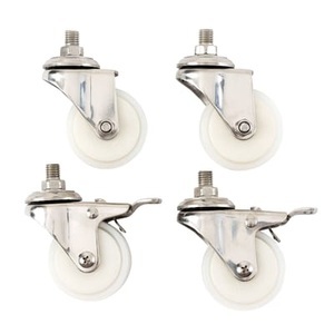 BUSINESS & PLEASURE, Accessoire / Rollen für Sonnenschirmständer The Classic 16 & 25 Kg - BUSINESS & PLEASURE en, Armlehne metall weiß / Rollen für Sonnenschirmständer The Classic 16 & 25 Kg - BUSINESS & PLEASURE en