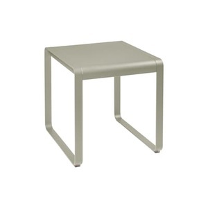 Fermob, Bellevie rechteckiger Tisch / 74 x 80 cm - Metall - Fermob beige en metall, rechteckiger Tisch Bellevie metall beige / 74 x 80 cm - Metall - Fermob beige en metall