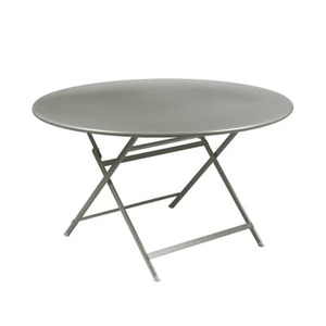 Fermob, Klapptisch Caractère metall grau / Ø 128 cm / 7 Personen - Fermob grau en metall, Klapptisch Caractère metall grau / Ø 128 cm / 7 Personen - Fermob grau en metall