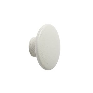 Muuto, The Dots Wood Wandhaken / XSmall - Ø 6,5 cm - Muuto weiß en holz, Wandhaken The Dots Wood holz weiß / XSmall - Ø 6,5 cm - Muuto weiß en holz