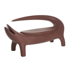 SLIDE, Big Kroko BIO Bank / L 167 cm - Biokunststoff / 2-Sitzer - Slide en, Bank Big Kroko BIO plastikmaterial beige / L 167 cm - Biokunststoff / 2-Sitzer - Slide en
