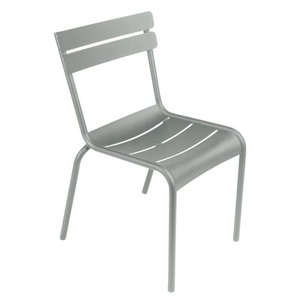 Fermob, Luxembourg Stapelbarer Stuhl / Aluminium - Fermob en, Stapelbarer Stuhl Luxembourg metall grau / Aluminium - Fermob en