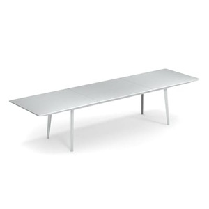 Emu, Plus4 Ausziehtisch / Stahl - 220 bis 330 cm - Emu weiß en metall, Ausziehtisch Plus4 metall weiß / Stahl - 220 bis 330 cm - Emu weiß en metall