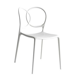 Driade, Sissi Outdoor Stapelbarer Stuhl - Driade weiß en plastikmaterial, Stapelbarer Stuhl Sissi Outdoor plastikmaterial weiß - Driade weiß en plastikmaterial