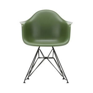 Vitra, DAR - Eames Plastic Armchair Sessel / (1950) - Schwarze Beine - Vitra grün en plastikmaterial, Sessel DAR - Eames Plastic Armchair plastikmaterial grün / (1950) - Schwarze Beine - Vitra grün en plastikmaterial