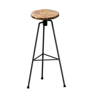 Zeus, Nikita Barhocker / H 82 cm - Holz und Metall - Zeus holz natur en metall/holz, Barhocker Nikita metall holz natur / H 82 cm - Holz und Metall - Zeus holz natur en holz