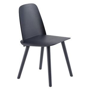 Muuto, Nerd Stuhl / Holz - Muuto blau en holz, Stuhl Nerd holz blau / Holz - Muuto blau en holz