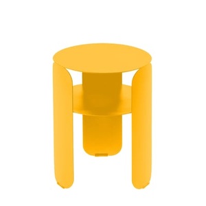 Fermob, Bebop Beistelltisch / Ø 35 x H 45 cm - Fermob gelb en metall, Beistelltisch Bebop metall gelb / Ø 35 x H 45 cm - Fermob gelb en metall