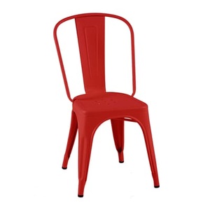 Tolix, Stapelbarer Stuhl A Indoor metall rot / Stahl farbig Für den Innenbereich - Tolix rot en metall, Stapelbarer Stuhl A Indoor metall rot / Stahl farbig Für den Innenbereich - Tolix rot en metall