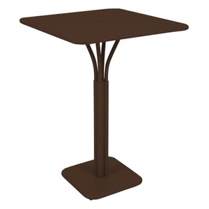 Fermob, Luxembourg Stehtisch 80 x 80 x H 105 cm - Fermob braun en metall, Stehtisch Luxembourg metall braun 80 x 80 x H 105 cm - Fermob braun en metall