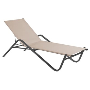 Emu, Holly Sonnenliege - Emu beige en textil, Sonnenliege Holly metall beige - Emu beige en metall
