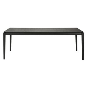 Ethnicraft, Bok rechteckiger Tisch / Eiche massiv - 240 x 100 cm / 10 Personen - Ethnicraft schwarz en holz, rechteckiger Tisch Bok holz schwarz / Eiche massiv - 240 x 100 cm / 10 Personen - Ethnicraft schwarz en holz
