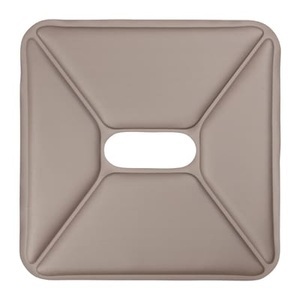Tolix, Sitzkissen / Kunstleder - für Hocker - Tolix braun/beige en leder, Sitzkissen leder braun beige / Kunstleder - für Hocker - Tolix beige en leder