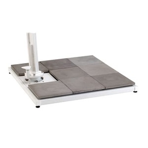Vlaemynck, Ständer für Ampelschirme für ?Easy Shadow? & ?Pagoda? - Vlaemynck weiß en metall/stein, Ständer für Ampelschirme metall stein weiß für ?Easy Shadow? & ?Pagoda? - Vlaemynck weiß en stein