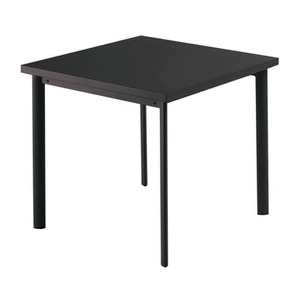 Emu, Star quadratischer Tisch / 70 x 70 cm - Emu schwarz en metall, quadratischer Tisch Star metall schwarz / 70 x 70 cm - Emu schwarz en metall