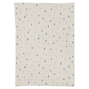 Ferm Living KIDS, Ferm Living KIDS-Double Dot Decke, Rosa, Kinderdecke Cone textil grau / gesteppt - 100 x 70 cm - Ferm Living grau en textil