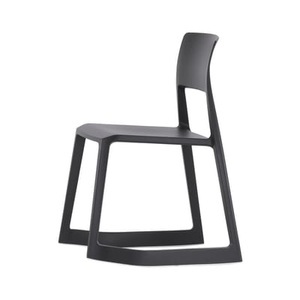 Vitra, Tip Ton Stuhl / Schrägstellbar & ergonomisch - Vitra schwarz en plastikmaterial, Stuhl Tip Ton plastikmaterial schwarz / Schrägstellbar & ergonomisch - Vitra schwarz en plastikmaterial