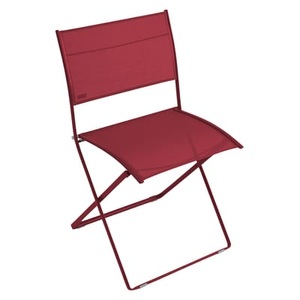 Fermob, Plein Air Klappstuhl Klappstuhl - Fermob rot en textil, Klappstuhl Plein Air textil rot Klappstuhl - Fermob rot en textil