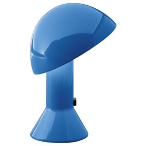 Martinelli Luce, Martinelli Luce Elmetto - Tischleuchte, blau, Tischleuchte Elmetto plastikmaterial blau / 1976 - Martinelli Luce blau en plastikmaterial