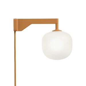 Muuto, Rime Wandleuchte mit Stromkabel / Mundgeblasenes Glas - Muuto orange en glas, Wandleuchte mit Stromkabel Rime glas orange / Mundgeblasenes Glas - Muuto orange en glas