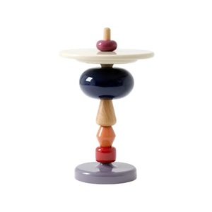 &tradition, Shuffle MH1 Beistelltisch / Holz - Veränderbar - Ø 45 x H 69 cm - &tradition bunt en holz, Beistelltisch Shuffle MH1 holz bunt / Holz - Veränderbar - Ø 45 x H 69 cm - &tradition bunt en holz