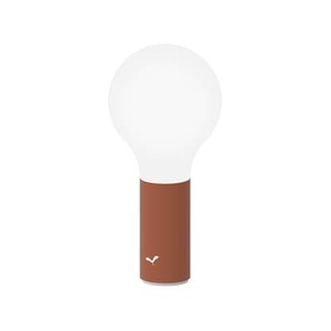 Fermob, Aplô LED Lampe ohne Kabel - Fermob rot en metall, Kabellose, wiederaufladbare Außenlampe Aplô LED metall rot - Fermob rot en metall