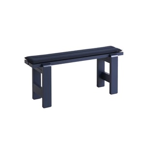 Hay, Weekday Bank / L 111 cm - Holz - Hay en, Bank Weekday holz blau / L 111 cm - Holz - Hay en