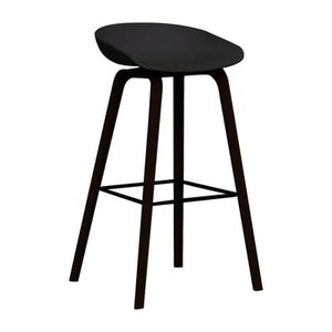 Hay, About a stool AAS 32 Barhocker - Hay schwarz en plastikmaterial, About a stool AAS 32 Barhocker - Hay schwarz en holz
