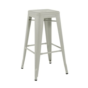 Tolix, Stapelbarer Barhocker H Indoor metall grau / H 75 cm - Stahl farbig Für den Innenbereich - Tolix grau en metall, Stapelbarer Barhocker H Indoor metall grau / H 75 cm - Stahl farbig Für den Innenbereich - Tolix grau en metall