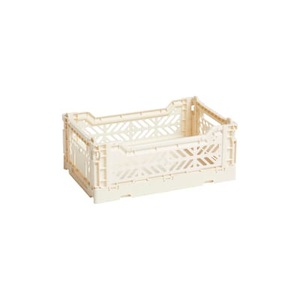 Hay, Colour Crate Korb Small 26 x 17 cm - Hay beige en plastikmaterial, Korb Colour Crate plastikmaterial beige Small 26 x 17 cm - Hay beige en plastikmaterial