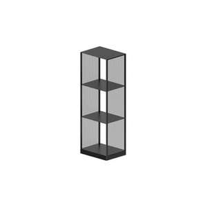 Zeus, Tristano Small Regal / H 116 cm - Zeus schwarz en metall, Regal Tristano Small metall schwarz / H 116 cm - Zeus en