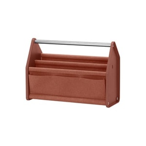 Vitra, Locker Box Korb / Tragbarer Büro-Ordnungshelfer - Stoff / L 46,5 cm - Vitra rot en textil, Korb Locker Box textil rot / Tragbarer Büro-Ordnungshelfer - Stoff / L 46,5 cm - Vitra rot en textil