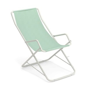 Emu, Klappbare Loungeliege Bahama metall blau grün / Zusammenklappbar - Emu blau en metall, Klappbare Loungeliege Bahama metall blau grün / Zusammenklappbar - Emu grün en metall