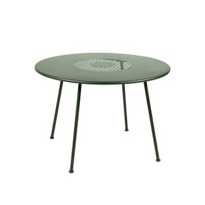 Fermob, Runder Tisch Lorette metall grün / Ø 110 cm - Metall - Fermob grün en metall, Runder Tisch Lorette metall grün / Ø 110 cm - Metall - Fermob grün en metall