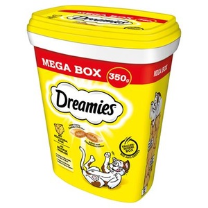 Dreamies, Dreamies Snacks Mega Box Käse 350g, Dreamies Snack für Katze
