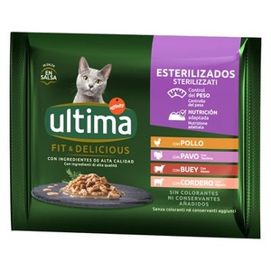 Affinity Ultima, Ultima Cat Sterilized 48 x 85 g - Rind und Thunfisch