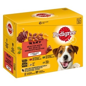 Pedigree, Pedigree Junior Frischebeutel Multipack Nassfutter für Hunde - 96 x 100 g, 