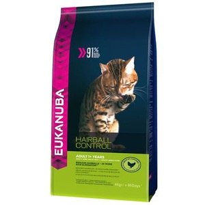 Eukanuba, Eukanuba Hairball Control Adult - 4 kg, 