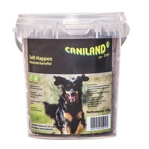 Canibit, Caniland Soft Pferd-Happen getreidefrei - 4 x 540 g, Caniland Soft Happen mit Pferdefleisch getreidefrei - 540 g