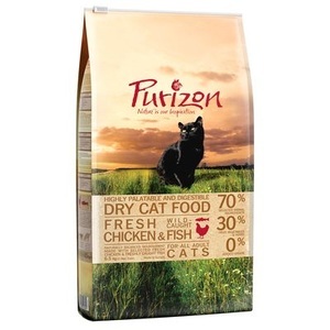 Purizon Cat, 6,5 kg Purizon Katzenfutter + gratis Katzenspielzeug! - Adult Wildschwein & Huhn, 6,5 kg + 400 g gratis! Purizon 6,9 kg - Original Wildschwein mit Huhn