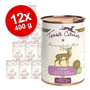 Terra Canis, Sparpaket Terra Canis Light 12 x 400 g - Pute mit Sellerie, Ananas und Sanddornbeeren, Terra Canis Light 6 x 400 g - Pute mit Sellerie, Ananas und Sanddornbeeren