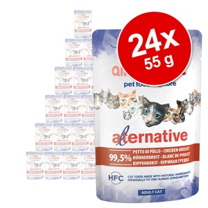 Almo Nature Alternative, Almo Nature HFC Alternative 6 x 55 g - Pazifikthunfisch, 