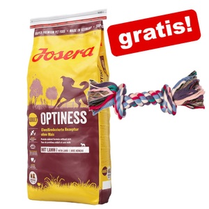 Josera, Mischpaket: 2 x 15 kg Josera Optiness Hundefutter ohne Mais + Sensiplus - 15 kg Optiness + 15 kg Sensiplus, 
